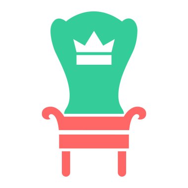 taç simgesi vektör illüstrasyonu