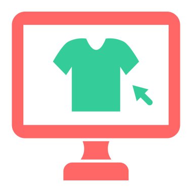 İnternetten alışveriş. Basit tasarım