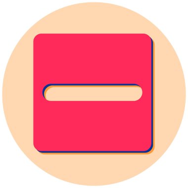 Kaldır. Web simgesi basit illüstrasyon