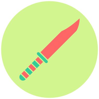 bıçak, web simgesi vektör illüstrasyonu