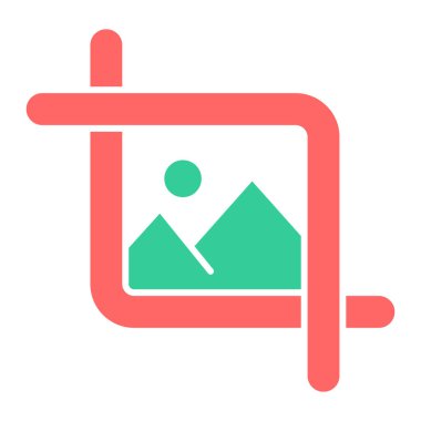 fotoğraf galerisi simgesi, vektör illüstrasyonu