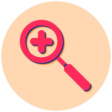 Arama simgesi vektör illüstrasyonu