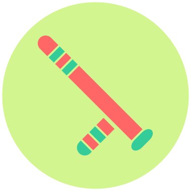 Baton simgesi. Basit resimleme