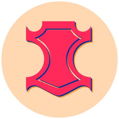 Bir yıldız simgesinin vektör illüstrasyonu