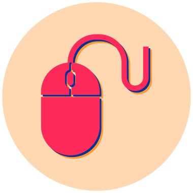 Fare. Web simgesi basit illüstrasyon