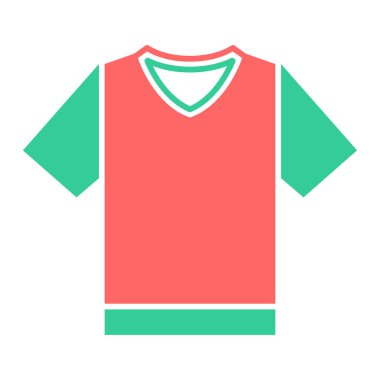 t-shirt simgesi, vektör illüstrasyonu