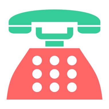 Eski telefon. Web simgesi