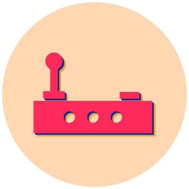 Oyun kolu. Web simgesi basit illüstrasyon