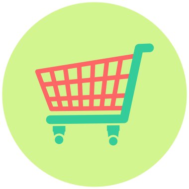 Alışveriş arabası. Basit tasarım