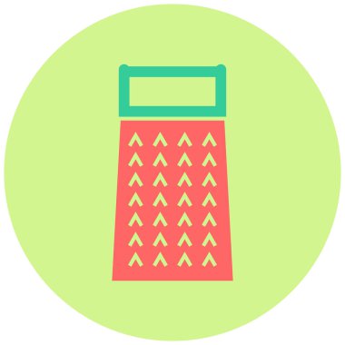 Grater simgesinin vektör illüstrasyonu