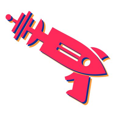 roket ikonu vektör illüstrasyonu