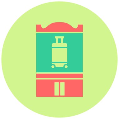 Tatil. Web simgesi basit illüstrasyon