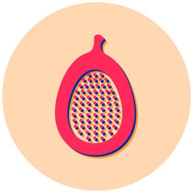 meyve simgesi, vektör illüstrasyonu basit tasarım 