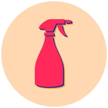 Temizlik. Web simgesi basit tasarım