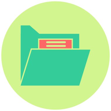 Dosya. Web simgesi basit tasarım 