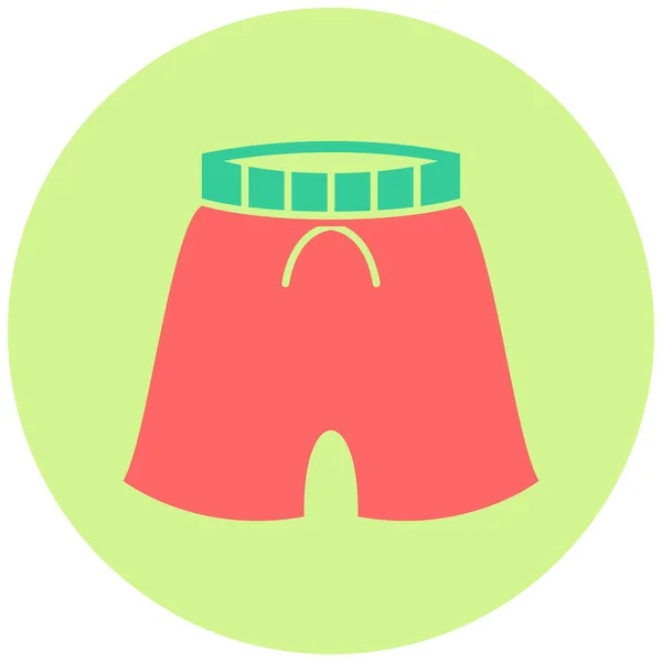 Boxing Shorts Web Icon Simple Illustration — Vettoriale Stock
