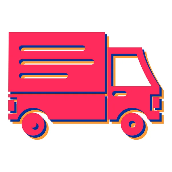 Lieferwagen Ikone Einfache Illustration Von Schnellen Vektor Symbolen Für Webdesign — Stockvektor