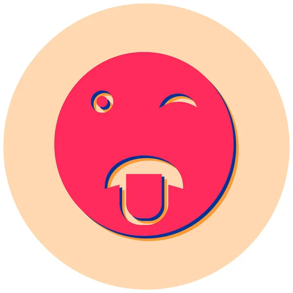 Emoticon Rosto Emoji Expressão Emoção —  Vetores de Stock