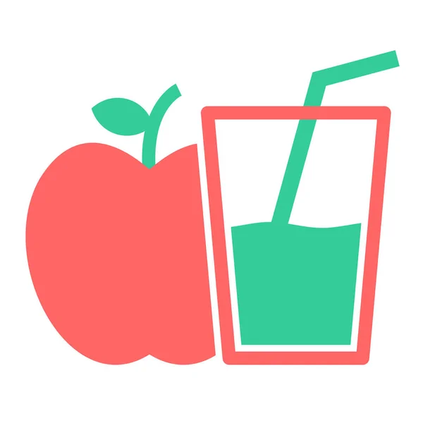 Juice Web Icon Simple Illustration — Stock Vector