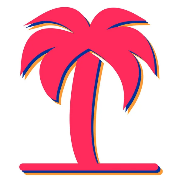 Palm Ikon Vektor Illustration — Stock vektor
