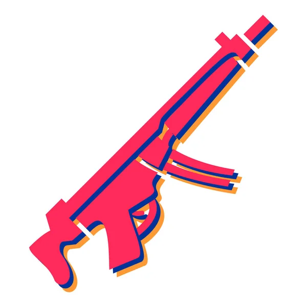 Vector Illustration Weapon Icon — Stock Vector