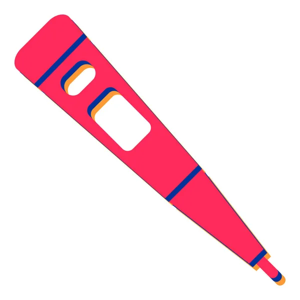 Vektorillustration Des Isolierten Icons Des Thermometers — Stockvektor