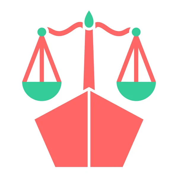 Concepto Derecho Justicia — Archivo Imágenes Vectoriales