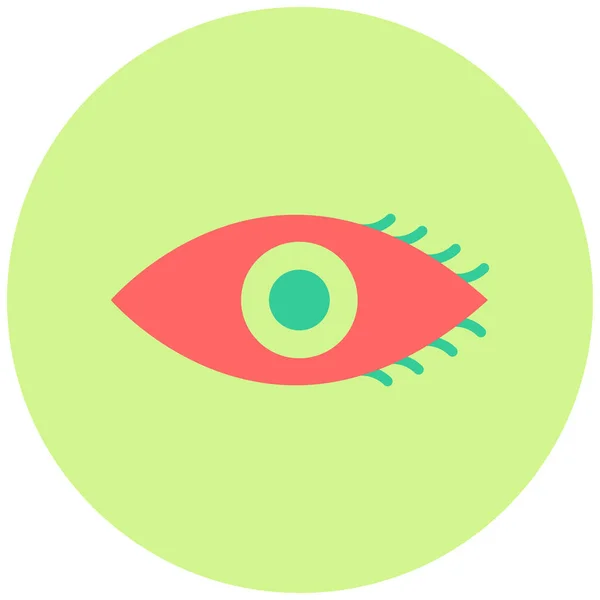 Auge Auge Web Symbol Einfache Illustration — Stockvektor