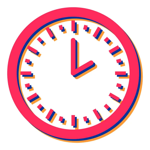 Icono Del Reloj Ilustración Vectorial — Archivo Imágenes Vectoriales