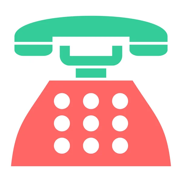 Παλιό Τηλέφωνο Εικονίδιο Ιστού — Διανυσματικό Αρχείο