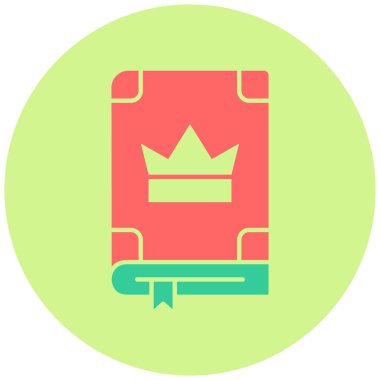 Kitap simgesinin vektör illüstrasyonu