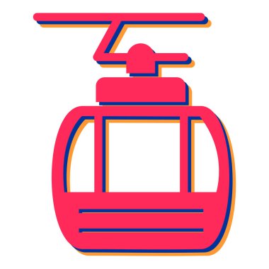 Bir şişe su ikonunun vektör çizimi