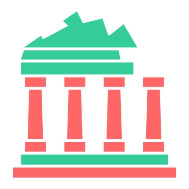 vektör simgesi oluşturuyorum. düz biçim illüstrasyonu