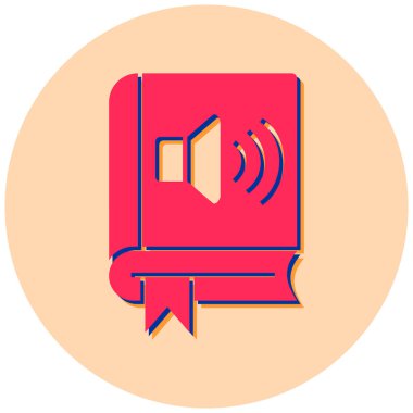 Kitap. Web simgesi basit illüstrasyon