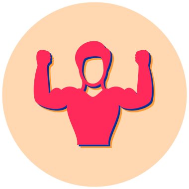 Zindelik. Web simgesi basit illüstrasyon