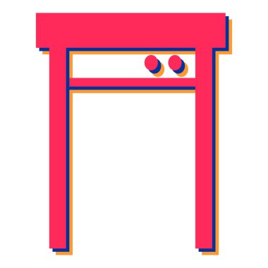 Vektör illüstrasyonu, simge ögesi arkaplanı