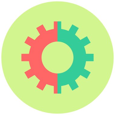 Ayarlar web simgesi basit illüstrasyon