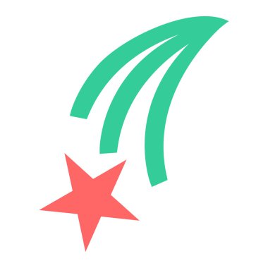 yıldız simgesi vektör illüstrasyonu