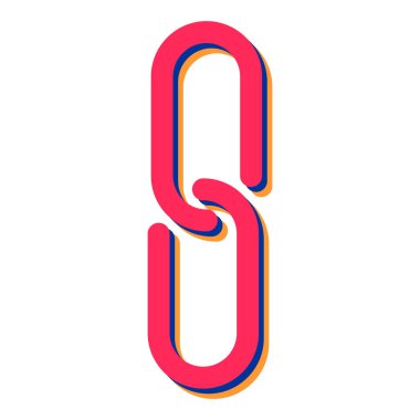 Tek izole edilmiş kanca simgesinin vektör illüstrasyonu