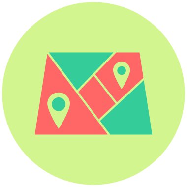 konum. Web simgesi basit illüstrasyon