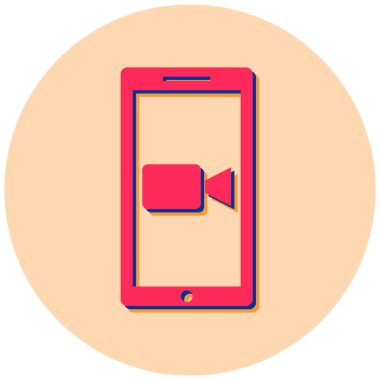 cep telefonu ikonu vektör illüstrasyonu