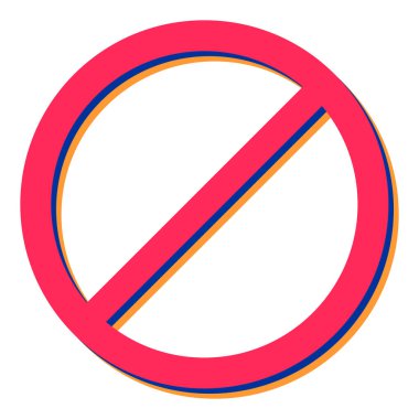 Dur işareti. Basit resimleme