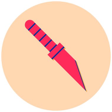 Kalem. Web simgesi basit illüstrasyon