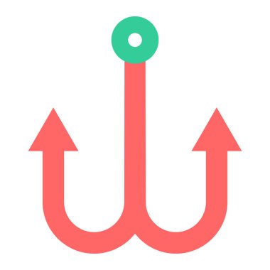 Çapa. Web simgesi basit illüstrasyon