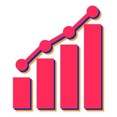 iş grafiği vektör illüstrasyonu