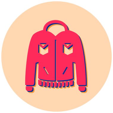 Sırt çantası. Web simgesi basit illüstrasyon