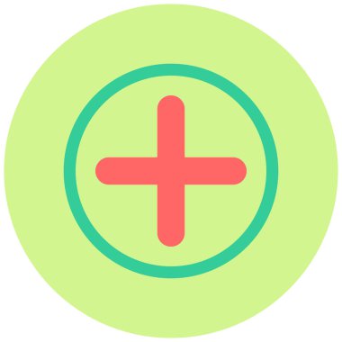 ekle. Web simgesi basit illüstrasyon