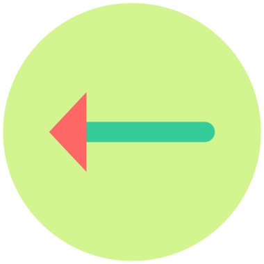 Ok. Web simgesi basit illüstrasyon