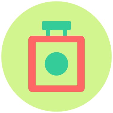 Parfüm. Web simgesi basit illüstrasyon 