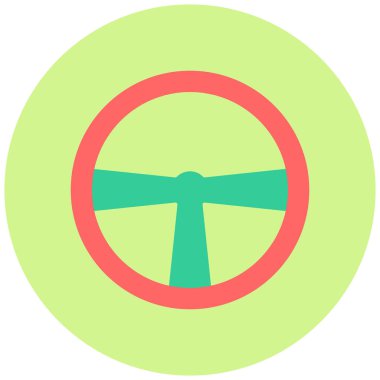 Direksiyon simgesinin vektör çizimi